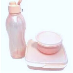 Tupperware 3 piece lunch set. New.